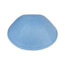 iKippah - Sky Blue Linen Yarmulka