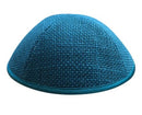 iKippah - Torquoise Burlap Yarmulka