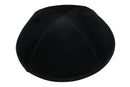 Israeli's Black Washable Yarmulka 4 Part With Rim