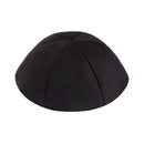 iKippah - Black Terylene 6 Part Yarmulka