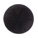 iKippah - Black Terylene 6 Part Yarmulka