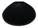Israeli's Black Washable Yarmulka 6 Part With Rim