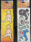 Twin Baby Boys Cutout Stickers