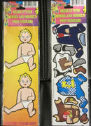 Twin Baby Boys Cutout Stickers