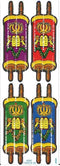 Colored Torah Stickers
