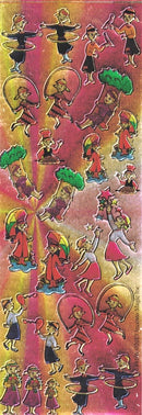 Small Die Cut Metallic Stickers - Big Girls