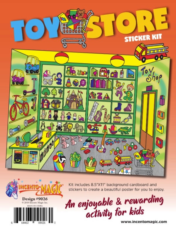 Toy Store Sticker Kit