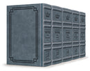 Artscroll Interlinear Hebrew-English Machzor: Signature Leather Collection 5 Volume Set - Full Size - Blue Lagoon