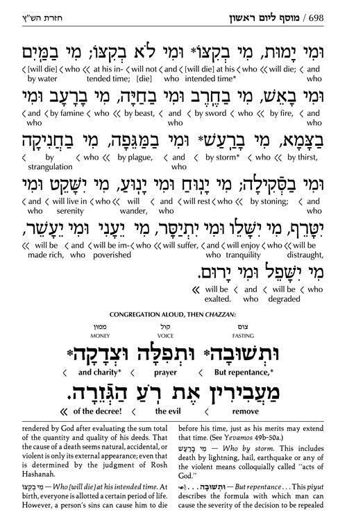 Artscroll Interlinear Hebrew-English Machzor: Signature Leather Collection 5 Volume Set - Full Size - Glacier Grey