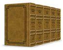 Artscroll Interlinear Hebrew-English Machzor: Signature Leather Collection 5 Volume Set - Full Size - Desert Camel