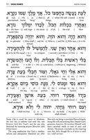 Artscroll Interlinear Siddur: Weekday - Two Tone Yerushalayim Leather