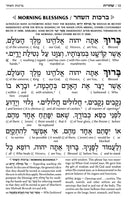 Artscroll Interlinear Siddur: Weekday - Brown Yerushalayim Leather