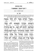 Artscroll Interlinear Tehillim - Two Tone Yerushalayim Leather