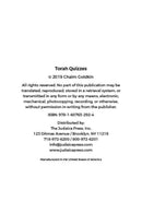 Torah Quizzes