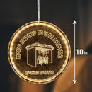 Sukkah Decoration: Transparent Hanging Light - Bruchim Habaim