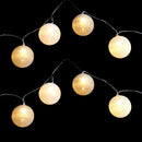 Sukkah Decoration: Cotton Balls String Lights