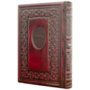 Siddur: Sefard Antique Leather Full Size - Maroon