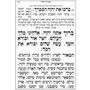 Kaftor V'Ferach Leatherette Siddur - Medium - Sefard