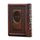Siddur: Sefard Antique Leather Pocket Size - Brown