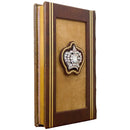 Haggadah Shel Pesach: Antique Leather 3D With Crystal Crown - Full Size