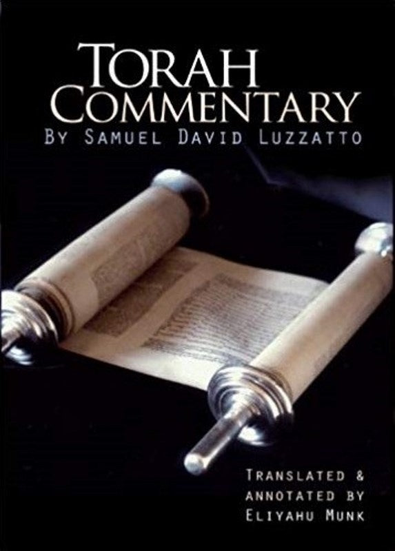 Torah Commentary By Samuel David Luzzatto - 4 Volume Set
