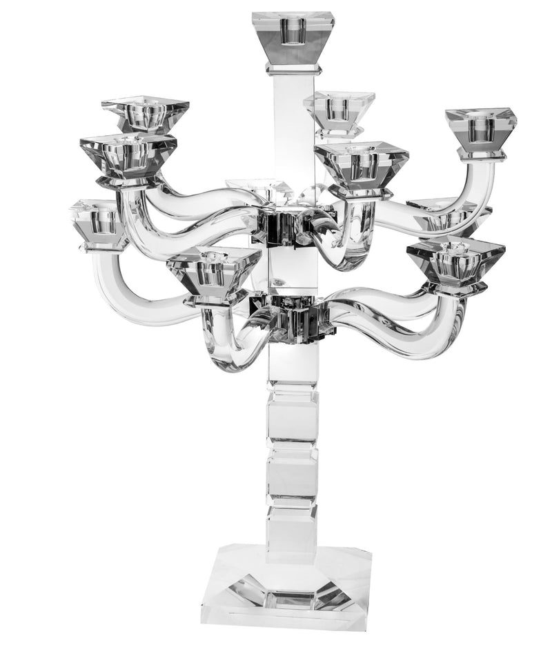 Candelabra: 11 Branch Crystal - 20"