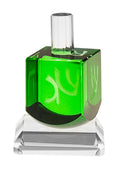 Chanukah Dreidel: Crystal - Green