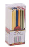 Chanukah Candles: 45 Wax Candles - Multicolor