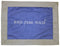 Challah Cover: Suede Frame Design - Blue & Grey