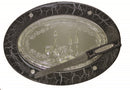 Challah Board: Wood & Silver Plated