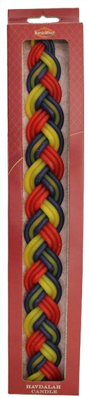 Havdalah Candle: Braided - Multicolor