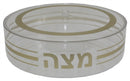 Matzah Box: Lucite - Gold
