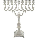 Chanukah Menorah: Silver Plated Filigree Design - 18"