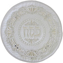 Pesach Set Brocade White With Plastic: 4 Pcs