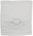 Pesach Set Brocade White With Plastic - 4 Pc Set