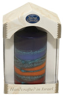 Havdalah Candle: Pillar Wax - Multicolor