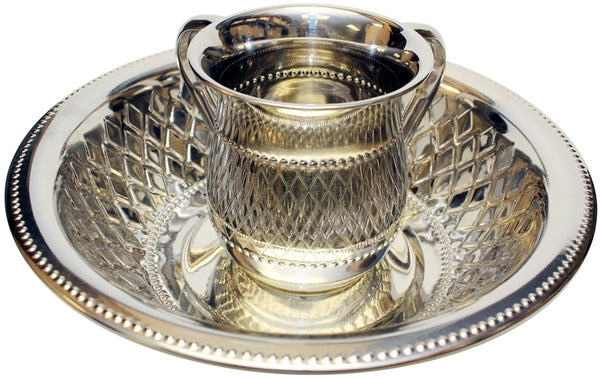Wash Cup & Bowl: Stainless Steel