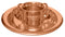 Wash Cup And Bowl: Set Copper