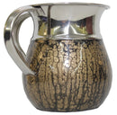 Wash Cup: Stainless Steel - Black And Gold Finish