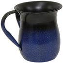 Wash Cup: Stainless Steel Glitter Design - Blue