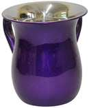 Wash Cup: Stainless Steel Shiny - Purple