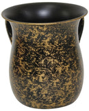 Wash Cup: Stainless - Black/Gold