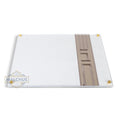 Challah Board: Glass Side Stripe Design