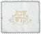 Challah Cover: Classic Brocade Shabbos - Silver