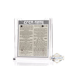 Mini Magnet Bencher Holder: Lucite With 8 Bencher Set (Ashkenaz)