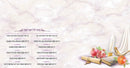 Rosh Hashanah Simanim Card - Purple