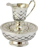 Mayim Achronim: Silver Plated Quilted Design