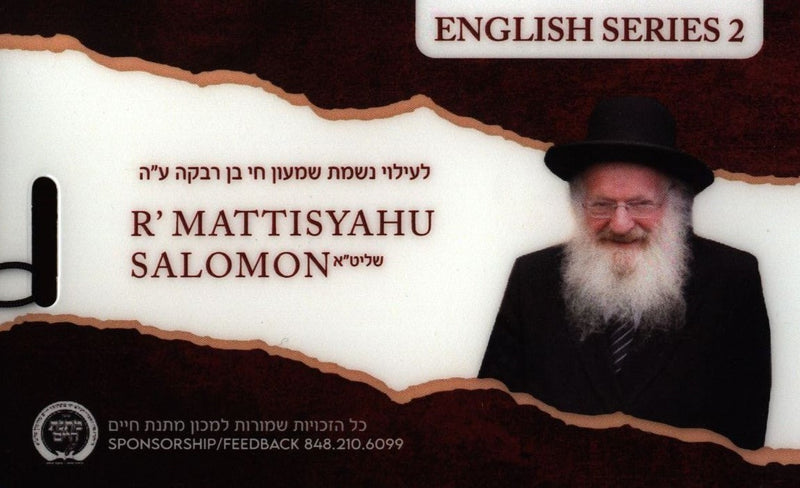 R' Mattisyahu Salomon: English Series - Volume 2 (USB)