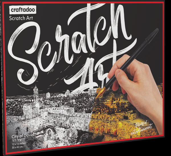 Craftadoo Scratch Art - City of David