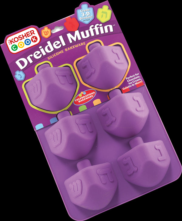 Silicone Muffin/Cupcake Mold - Dreidels
